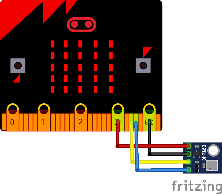 microbit and bmp180