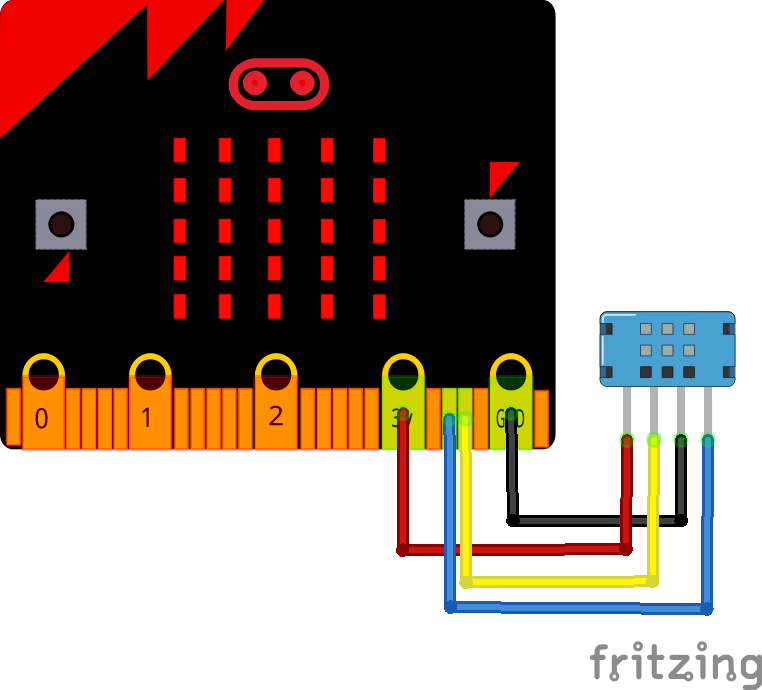 microbit and dht12