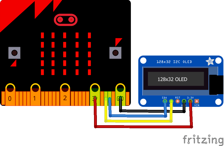 microbit and oled