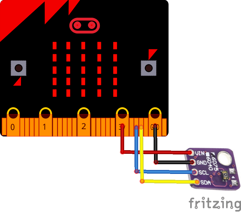 microbit and veml6040