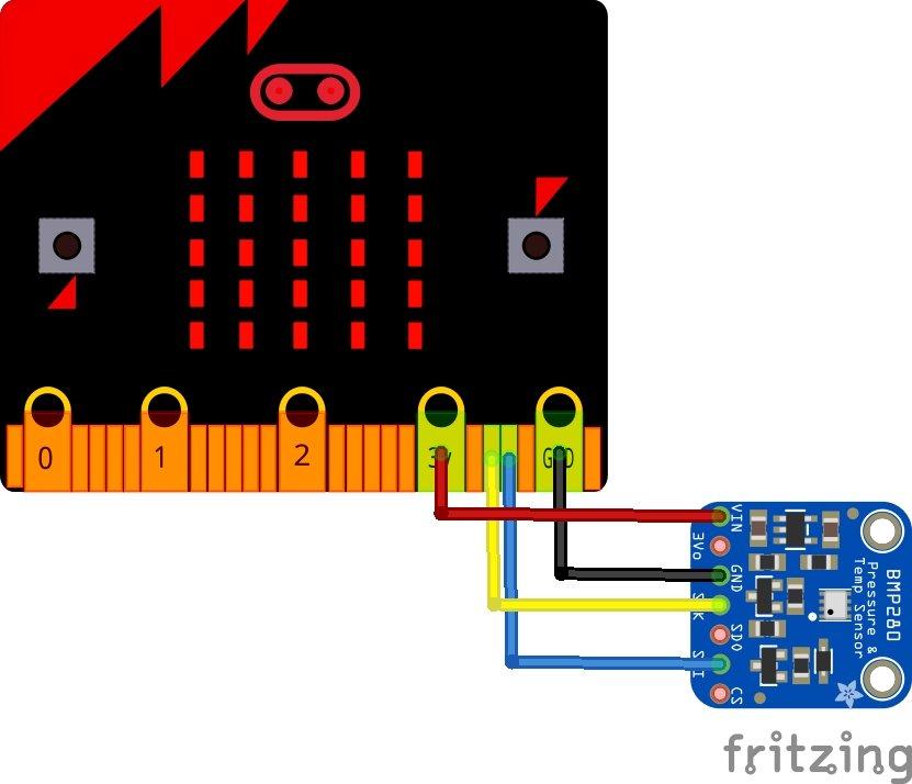 microbit and bmp280