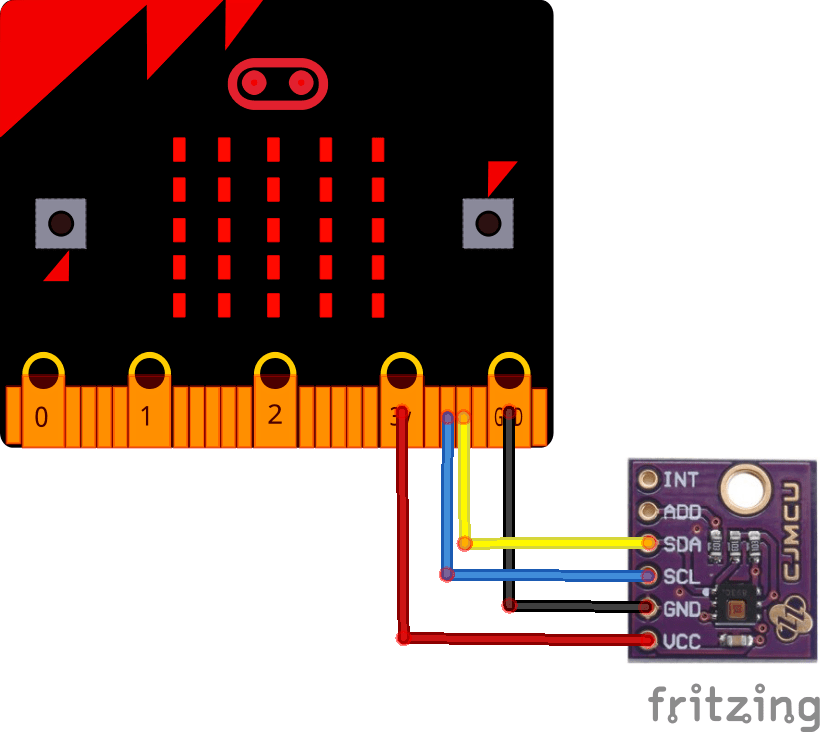 microbit and hdc2080