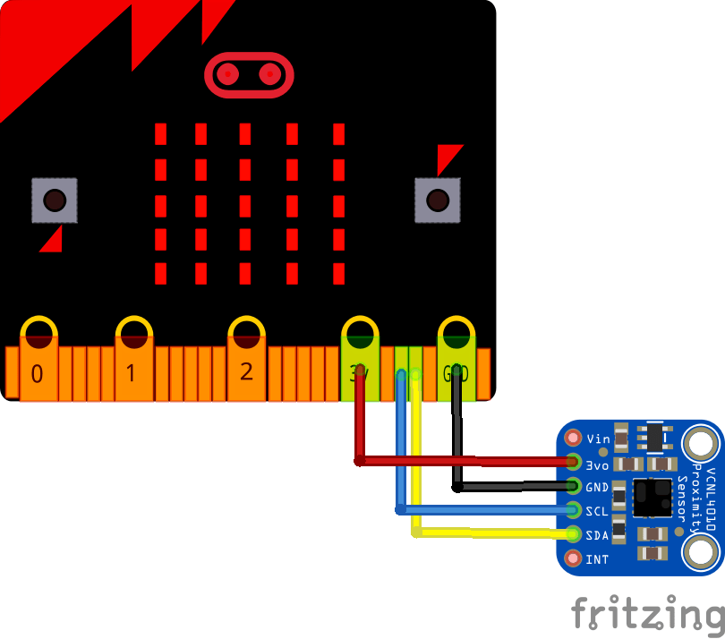 microbit and VCNL4010