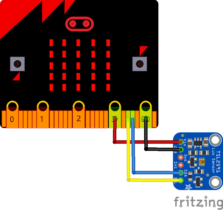 microbit and tsl2591