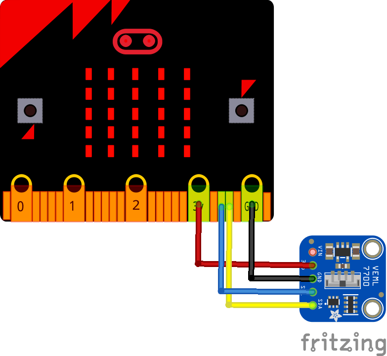 microbit and veml7700